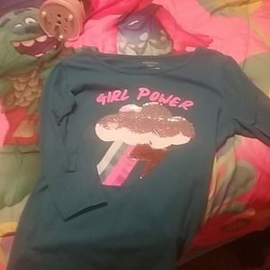 Flip sequence 3qarter shirt